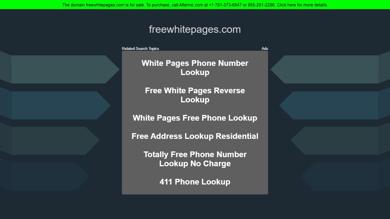 www.freewhitepages.com